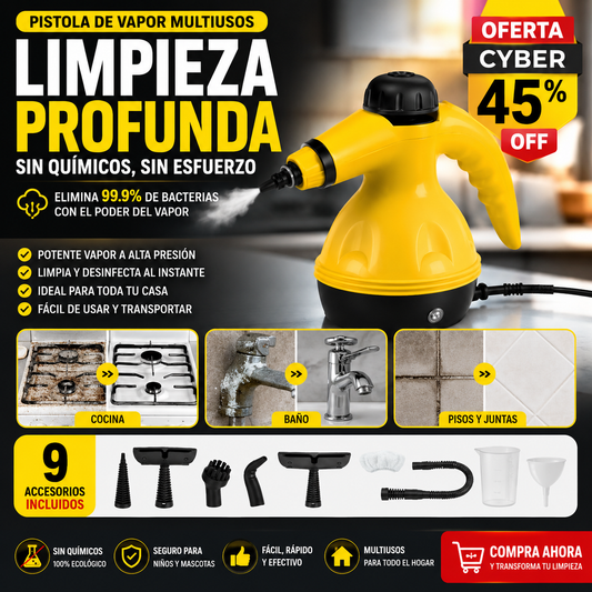Mopa Vapor Pro – Limpieza Profesional y profunda - Resultados expertos!