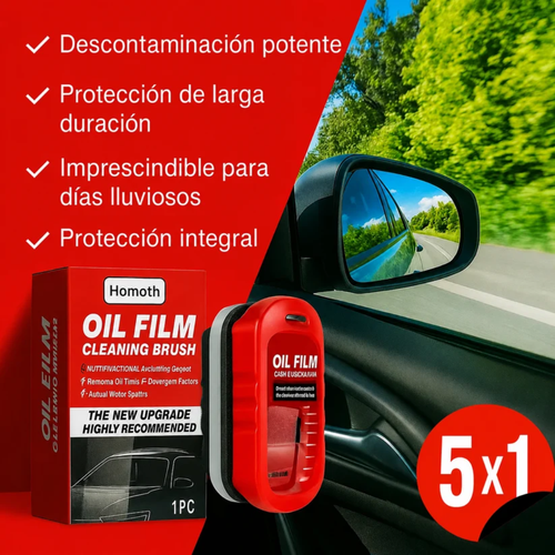 Esponja Antiempañante 2 en 1 — Elimina la película grasa que te encandila de noche